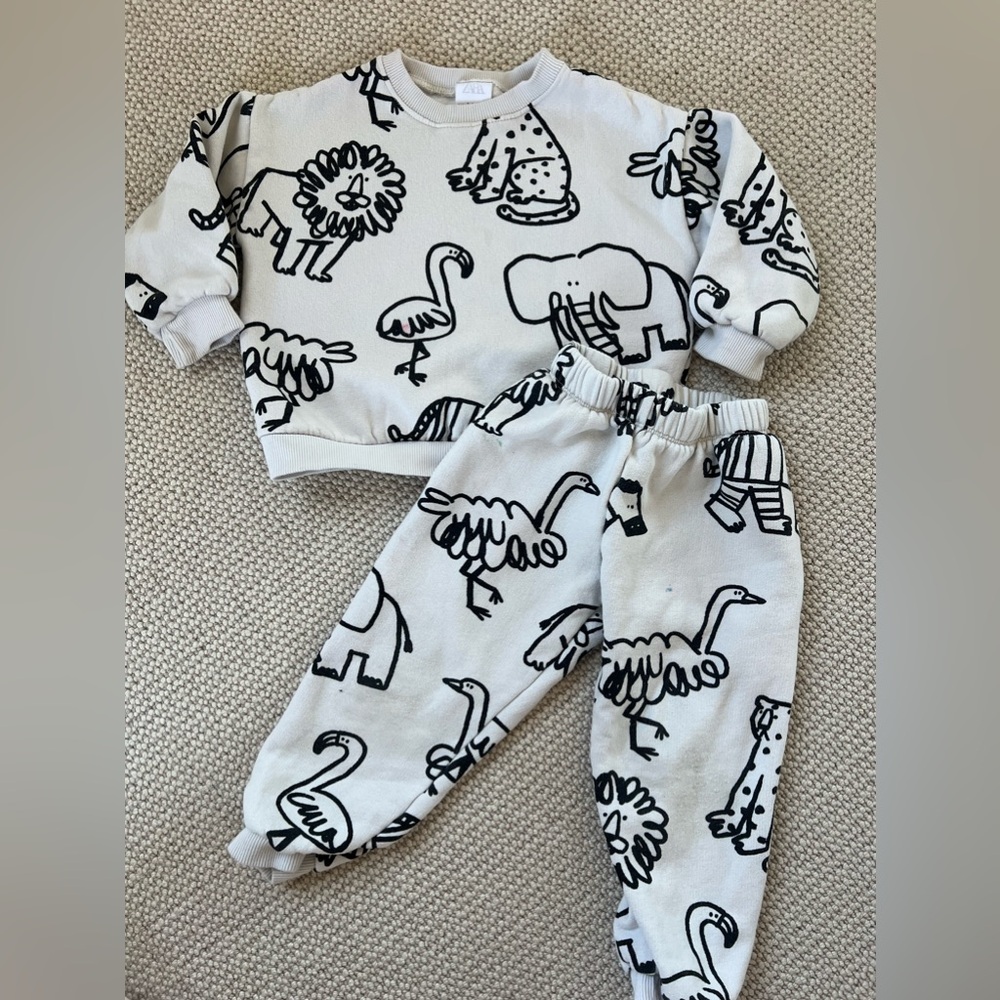 Zara size 3/4 years old boys play set